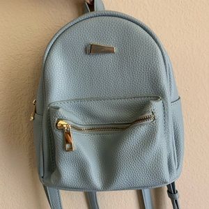 Cute mini baby blue backpack